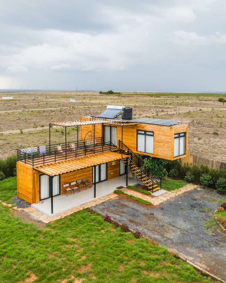 Solar-powered home